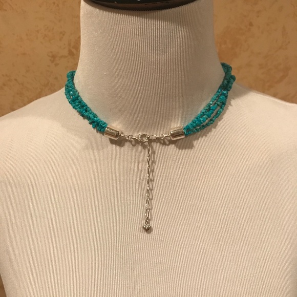 DTR - 3 Strand Natural Turquoise Necklace - Picture 4 of 6